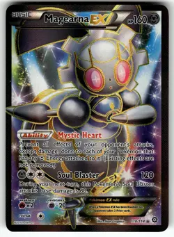 Magearna EX (Full Art) 110/114 XY - Steam Siege NM Pokemon Card TCG - Image 1