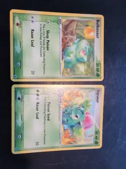 POKEMON TCG CARD BULBASAUR + IVYSAUR 54/112 EX FIRERED & LEAFGREEN NM/VLP - Image 1