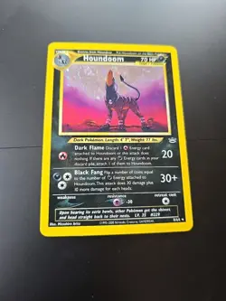 Houndoom 8/64 Neo Revelation Rare Pokemon Card 2000 WOTC - Image 1