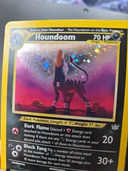 Houndoom 8/64 Neo Revelation Rare Pokemon Card 2000 WOTC - Image 3