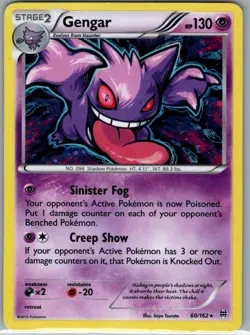 Gengar 60/162 Holo XY - BREAKthrough - Pokemon Card - LP - Image 1
