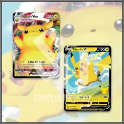 Pokemon TCG: Sword & Shield PIKACHU VMAX & PIKACHU V | PROMOTIONAL CARDS 💎 - Image 1