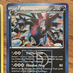 Hydreigon Zweilous Deino 2013 BW Plasma Freeze Reverse & Holo 6 Card Lot - Image 3