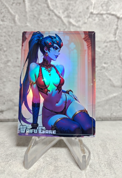 Widowmaker Trading Card Waifu Goddess Story Anime Girl holo Karte Manga Full - Image 1
