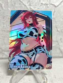 Rias Gremory Trading Card Waifu Goddess Story Anime Girl holo Karte Manga Full - Image 1