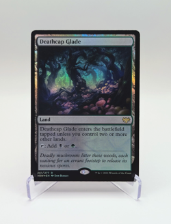 MTG Deathcap Glade Rare #0261 Innistrad: Crimson Vow Foil NM - Image 1