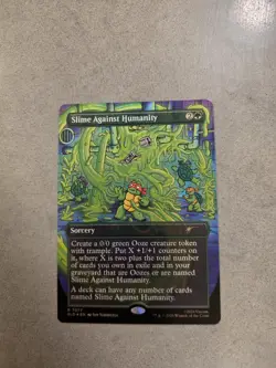 Mtg Secret Lair X TMNT Ultra Rare Chase Card Slime Against Humanity #7077 - Image 1