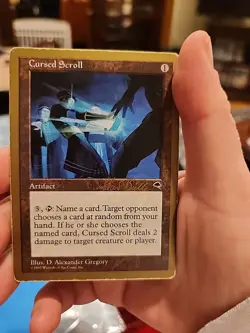 Cursed Scroll - 1999 Kai Budde (TMP) World Championship Decks Regular - Image 1