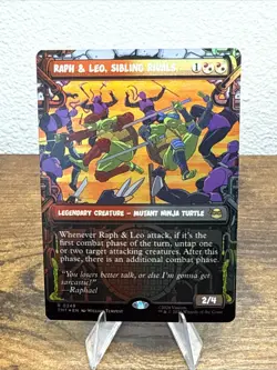 Raph & Leo, Sibling Rivals (Showcase) Teenage Mutant Ninja Turtles Foil - Image 1