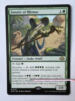 FANATIC OF RHONAS Rare Modern Horizons 3 Near Mint MTG - Image 1