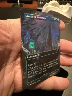 Storm of Saruman (Borderless Foil) Lord of the Rings 413 NM - Image 2