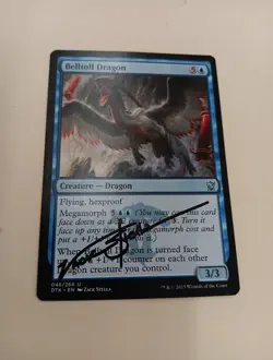 Belltoll Dragon Signed Zach Stella Magic the Gathering - Image 1