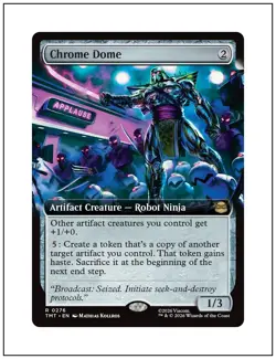 1x Chrome Dome, Extended Art, Magic the Gathering MTG NM - Image 1