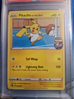 Pokemon Futsal - Pikachu On The Ball - 001/005 - PSA 10 GEM MINT 💎 - Image 3