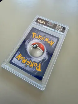 1999 POKEMON BASE SET UNLIMITED #7 HITMONCHAN-HOLO PSA 8 - Image 3