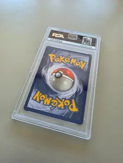 1999 POKEMON BASE SET UNLIMITED #7 HITMONCHAN-HOLO PSA 8 - Image 4