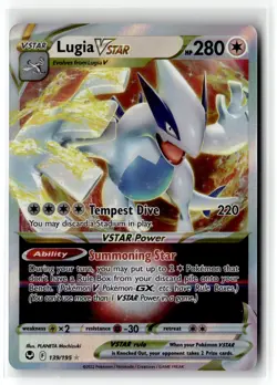 Lugia VSTAR ⭐ 139/195 Holo Rare VSTAR Silver Tempest 2022 Pokemon NM - Image 1