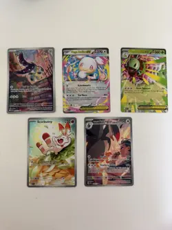 Pokemon TCG Ascended Hero’s Illustration Rare Lot Of 5 - Image 1