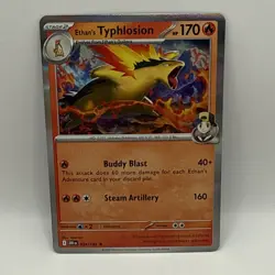 Ethan's Typhlosion 034/182 Sv10: Destined Rivals Holo Pokemon Trading Card - Image 1