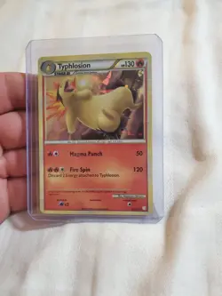 LP Pokemon Cracked Ice Typhlosion 32/123 HeartGold & SoulSilver Holo Rare 2010 - Image 1