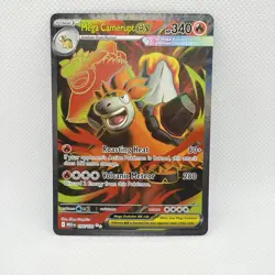 🔥Mega Camerupt ex 156/132 Ultra Rare Mega Evolution Pokemon Holo Near Mint - Image 1