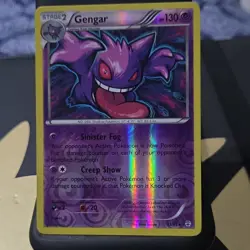 Pokemon Gengar Holo Rare Reverse Holo 60/162 Breakthrough TCG 130HP Stage 2 - Image 1