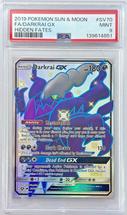 Pokemon TCG Darkrai GX Full Art Ultra Rare 139/147 PSA 9 - Image 1