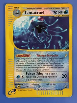 Pokemon Aquapolis - Tentacruel 038/147 Reverse Holo - Holo Rare - Vitnage - HP - Image 1