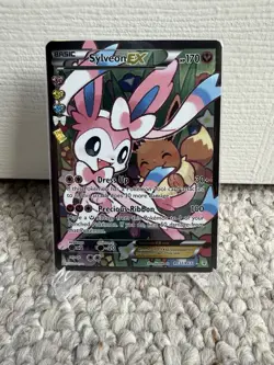 2016 Pokemon XY Generations Radiant Collection #RC32 FA Sylveon EX NM-M - Image 1