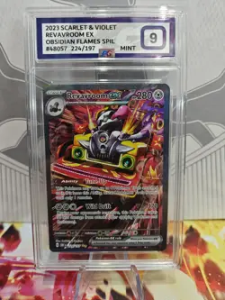 Pokemon TCG Revavroom EX 224/197 Obsidian Flames Scarlet Violet Graded 9 - Image 1