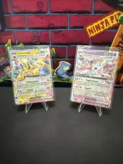 Pokemon TCG Sylveon EX 086/191 And Jolteon EX 030/131 Lot Of 2 - Image 1