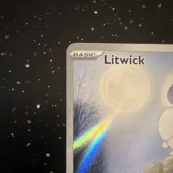Litwick 101/086 Sv: White Flare Illustration Rare Full Art Holo 60 HP Pokemon T… - Image 3