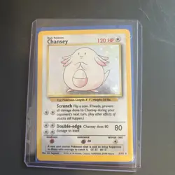 Pokemon TCG Chansey Base Set 3/102 Holo Rare - Image 1