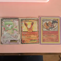 Pokemon TCG Gardevoir EX, Flareon EX, Charizard Holo Lot EX Generations 2016 - Image 1