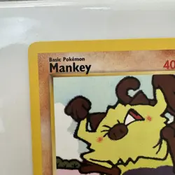 Mankey - 1st Edition - 61/82 Team Rocket - Pokemon TCG - 2000 - Image 3