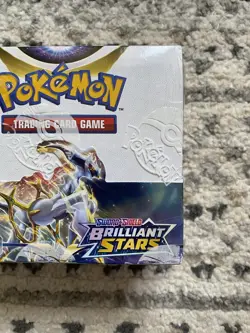 Sealed Pokemon Sword & Shield Brilliant Stars English Booster Box Tear in seal - Image 4