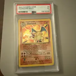 1999 Charizard 004/102 Pokemon TCG Base Set Holo Rare - PSA 5 - Image 1