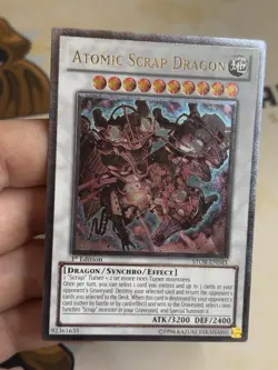 Atomic Scrap Dragon STOR-EN043 1st Edition Ultimate Rare YuGiOh! NM EURO - Image 2