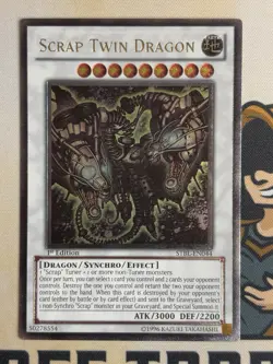 STBL-EN044 Scrap Twin Dragon Ultimate Rare 1st Edition YuGiOh! NM EURO - Image 3