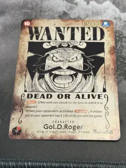 Gol.D.Roger OP09-118 SP Wanted Poster Carrying On His Will OP-13 One Piece TCG - Image 1