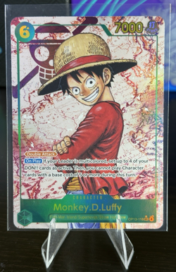 One Piece TCG Monkey D. Luffy Secret Alt Art OP13-118 - Foil - English - Image 1