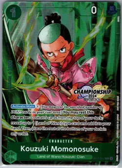 Kouzuki Momonosuke (CS 2024 Celebration) OP01-041 English One Piece Promo - NM - Image 1