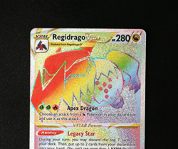 Pokemon Card TCG - Regidrago VSTAR 201/195 Silver Tempest - Rainbow Rare - LP ⭐ - Image 2