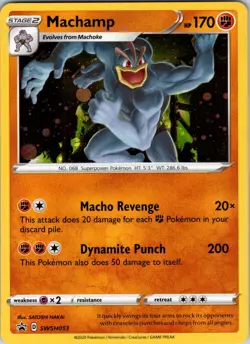 Machamp - SWSH053 SWSH: Sword & Shield Promo Cards Pokemon TCG NM Holo - Image 1