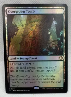 Overgrown Tomb 266 Lorwyn Eclipsed Foil R NM MTG Card - Image 1