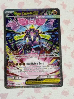Pokemon Mega Zygarde EX SIR Card 120/088 Mega Evolution Perfect Order - Image 1
