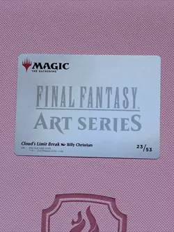Cloud's Limit Break Art Series #23/53 Final Fantasy MTG Card - Image 2