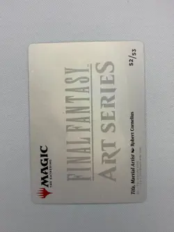 Tifa, Martial Artist Art Card (Gold-Stamped Planeswalker Symbol) Art Series:... - Image 2