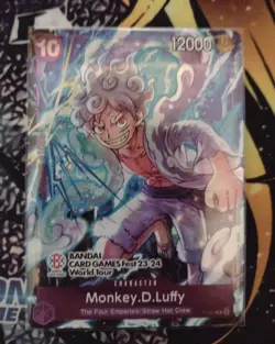 Monkey.D.Luffy (041) (BANDAI CARD GAMES Fest 23-24 World Tour) P-041 One - NM - Image 3