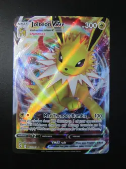 JOLTEON FULL ART HOLO POKEMON CARD 051/203 EVOLVING SKIES NEVER PLAYED NM- - Image 1